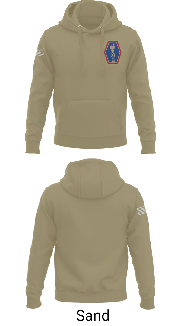 Hoodie, 100th BN 442nd IN, , Teamtime, Team time, sublimation, custom sports apparel, team uniforms, spirit wear, spiritwear, sports uniforms, custom shirts, team store, custom team store, fundraiser sports, apparel fundraiser