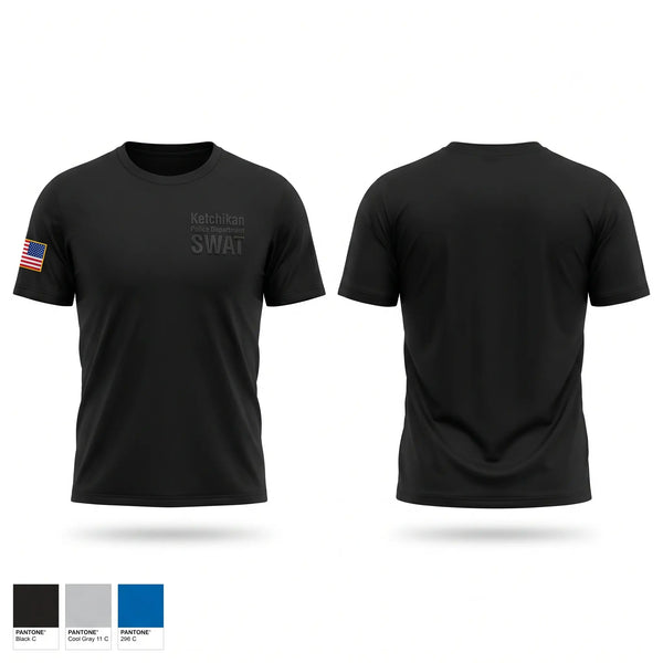 Short Sleeve Performance Shirt, Ketchikan Police Department SWAT, Police, Teamtime, Team time, sublimation, custom sports apparel, team uniforms, spirit wear, spiritwear, sports uniforms, custom shirts, team store, custom team store, fundraiser sports, apparel fundraiser