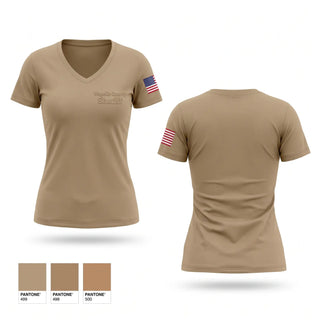 Womens Short Sleeve Vneck Shirt, Wapello County Sheriff, Police, Teamtime, Team time, sublimation, custom sports apparel, team uniforms, spirit wear, spiritwear, sports uniforms, custom shirts, team store, custom team store, fundraiser sports, apparel fundraiser