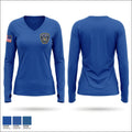 Chelsea Fire Women's Long Sleeve V-neck Shirt - 1