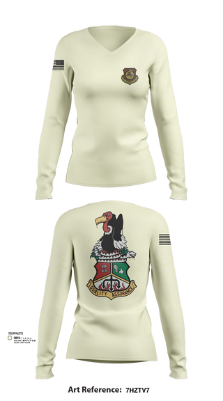 Womens Long Sleeve Vneck Shirt, 452nd MXG, Air Force, Teamtime, Team time, sublimation, custom sports apparel, team uniforms, spirit wear, spiritwear, sports uniforms, custom shirts, team store, custom team store, fundraiser sports, apparel fundraiser