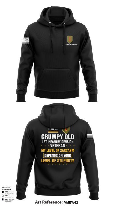 1st Infantry Division 23102862 Hoodie - 22
