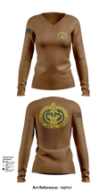 E Co 3-330th 2866423 Women's Long Sleeve V-neck Shirt - 21
