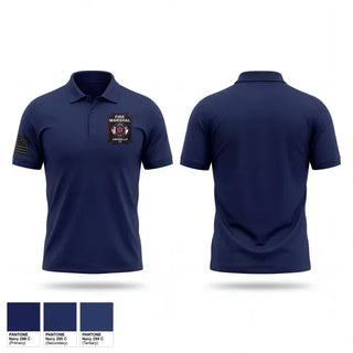 Short Sleeve Performance Polo, Fire Marshal’s Office, Fire Department, Teamtime, Team time, sublimation, custom sports apparel, team uniforms, spirit wear, spiritwear, sports uniforms, custom shirts, team store, custom team store, fundraiser sports, apparel fundraiser