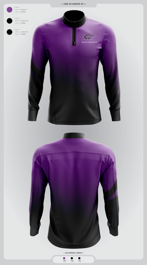 Quarter Zip Jacket, Sequoia High School, , Teamtime, Team time, sublimation, custom sports apparel, team uniforms, spirit wear, spiritwear, sports uniforms, custom shirts, team store, custom team store, fundraiser sports, apparel fundraiser