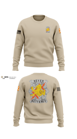 Crew Neck Sweatshirt, 78th Signal Battalion, Army, Teamtime, Team time, sublimation, custom sports apparel, team uniforms, spirit wear, spiritwear, sports uniforms, custom shirts, team store, custom team store, fundraiser sports, apparel fundraiser