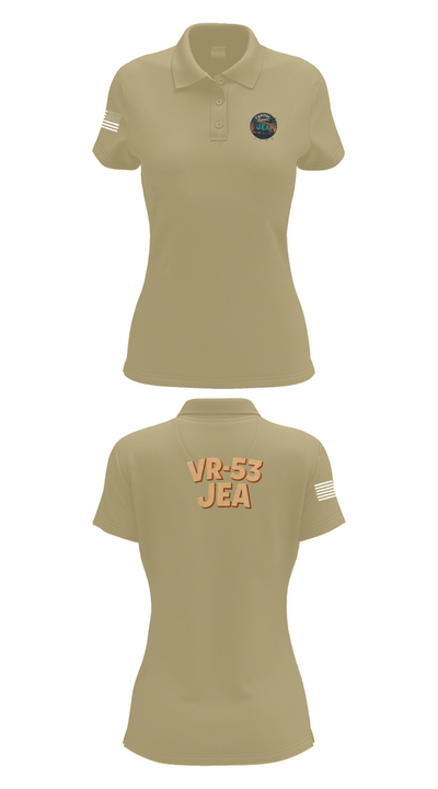 VR-53 68911207 Women's Short Sleeve Performance Polo  - 90