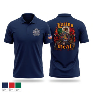 Short Sleeve Performance Polo, Engine 73, Fire Department, Teamtime, Team time, sublimation, custom sports apparel, team uniforms, spirit wear, spiritwear, sports uniforms, custom shirts, team store, custom team store, fundraiser sports, apparel fundraiser