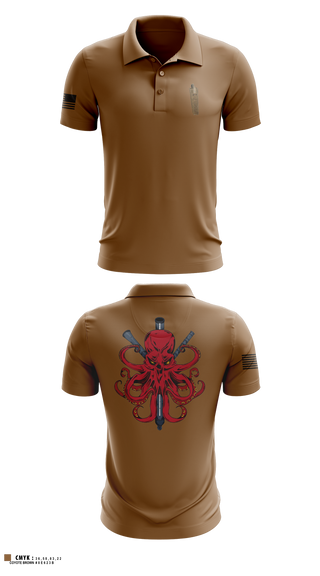 Short Sleeve Performance Polo, Kraken, Army, Teamtime, Team time, sublimation, custom sports apparel, team uniforms, spirit wear, spiritwear, sports uniforms, custom shirts, team store, custom team store, fundraiser sports, apparel fundraiser