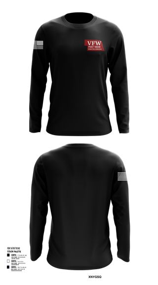 Long Sleeve Performance Shirt, VFW Post 10648, , Teamtime, Team time, sublimation, custom sports apparel, team uniforms, spirit wear, spiritwear, sports uniforms, custom shirts, team store, custom team store, fundraiser sports, apparel fundraiser