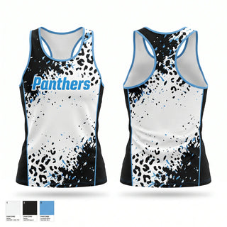 Mens Track Singlet, Panthers, Track & Field, Teamtime, Team time, sublimation, custom sports apparel, team uniforms, spirit wear, spiritwear, sports uniforms, custom shirts, team store, custom team store, fundraiser sports, apparel fundraiser