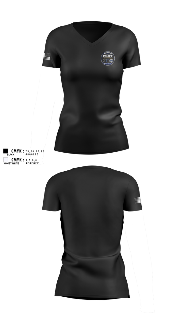Womens Short Sleeve Vneck Shirt, SASPD, Police, Teamtime, Team time, sublimation, custom sports apparel, team uniforms, spirit wear, spiritwear, sports uniforms, custom shirts, team store, custom team store, fundraiser sports, apparel fundraiser