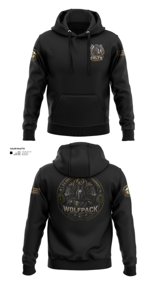 Hoodie, Madigan pharmacy colts, Army, Teamtime, Team time, sublimation, custom sports apparel, team uniforms, spirit wear, spiritwear, sports uniforms, custom shirts, team store, custom team store, fundraiser sports, apparel fundraiser