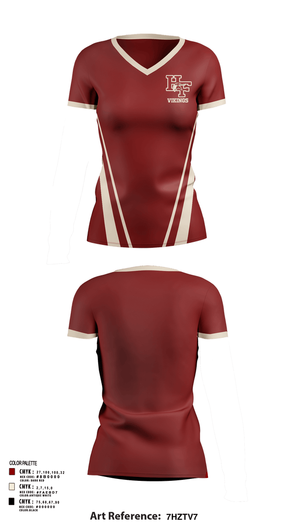 Women's Short Sleeve Vneck Shirt, Vikings, Cheer, Teamtime, Team time, sublimation, custom sports apparel, team uniforms, spirit wear, spiritwear, sports uniforms, custom shirts, team store, custom team store, fundraiser sports, apparel fundraiser