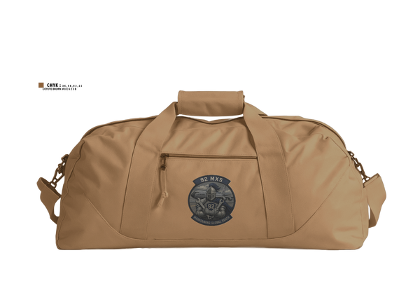 Duffle Bag, 92 MXS, Air Force, Teamtime, Team time, sublimation, custom sports apparel, team uniforms, spirit wear, spiritwear, sports uniforms, custom shirts, team store, custom team store, fundraiser sports, apparel fundraiser