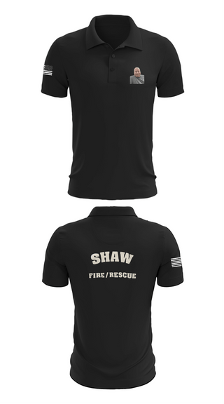 Short Sleeve Performance Polo, Shaw Fire/Rescue, Fire Department, Teamtime, Team time, sublimation, custom sports apparel, team uniforms, spirit wear, spiritwear, sports uniforms, custom shirts, team store, custom team store, fundraiser sports, apparel fundraiser