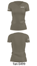 POLICE Women's Short Sleeve V-neck Shirt - 6