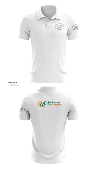 Minuteman Press Crofton Short Sleeve Performance Polo - 21