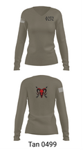 0232 89071174 Women's Long Sleeve V-neck Shirt - 77