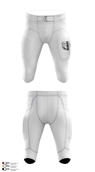 Football Pants, Chesapeake Bay Dawgs, , Teamtime, Team time, sublimation, custom sports apparel, team uniforms, spirit wear, spiritwear, sports uniforms, custom shirts, team store, custom team store, fundraiser sports, apparel fundraiser