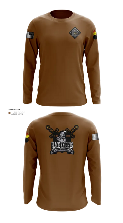 B Co 832nd OD BN 19793865 Long Sleeve Performance Shirt 21