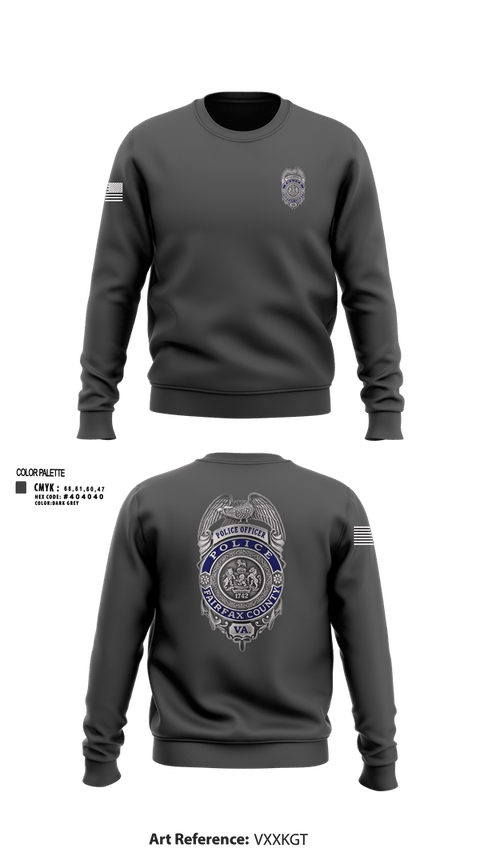 Crew Neck Sweatshirt, Reston Midnights B Squad, Police, Teamtime, Team time, sublimation, custom sports apparel, team uniforms, spirit wear, spiritwear, sports uniforms, custom shirts, team store, custom team store, fundraiser sports, apparel fundraiser