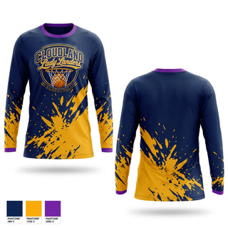 Long Sleeve Performance Shirt, Cloudland, Women's Basketball, Teamtime, Team time, sublimation, custom sports apparel, team uniforms, spirit wear, spiritwear, sports uniforms, custom shirts, team store, custom team store, fundraiser sports, apparel fundraiser