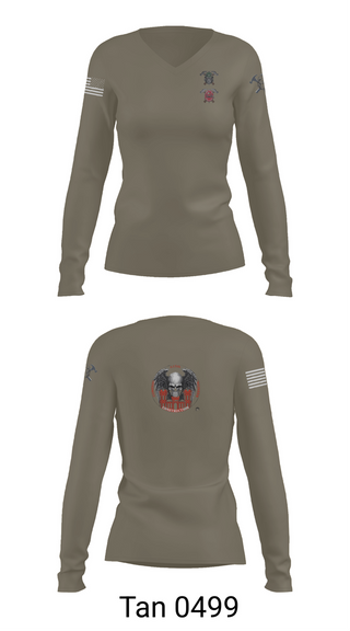 Womens Long Sleeve Vneck Shirt, HEAVY HITTERS, , Teamtime, Team time, sublimation, custom sports apparel, team uniforms, spirit wear, spiritwear, sports uniforms, custom shirts, team store, custom team store, fundraiser sports, apparel fundraiser