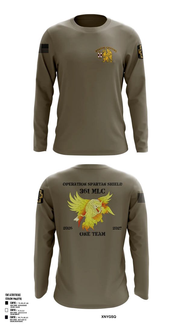 Long Sleeve Performance Shirt, 361 MLC, Army, Teamtime, Team time, sublimation, custom sports apparel, team uniforms, spirit wear, spiritwear, sports uniforms, custom shirts, team store, custom team store, fundraiser sports, apparel fundraiser