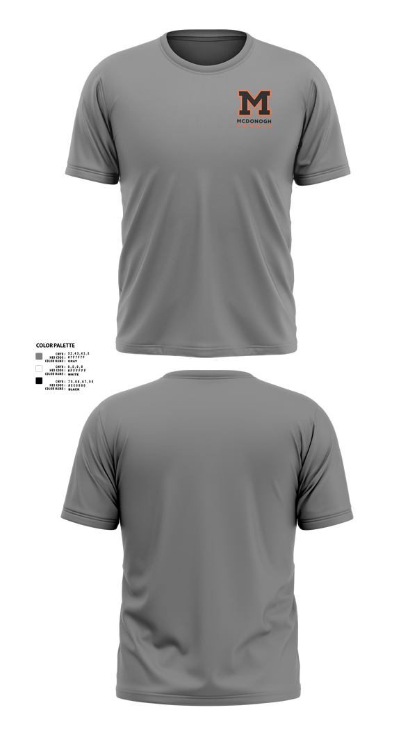 Short Sleeve Performance Shirt, Mcdonogh Girls Tennis, Tennis, Teamtime, Team time, sublimation, custom sports apparel, team uniforms, spirit wear, spiritwear, sports uniforms, custom shirts, team store, custom team store, fundraiser sports, apparel fundraiser