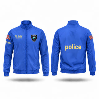 Windbreaker, Rocky Top Police Department, Police, Teamtime, Team time, sublimation, custom sports apparel, team uniforms, spirit wear, spiritwear, sports uniforms, custom shirts, team store, custom team store, fundraiser sports, apparel fundraiser