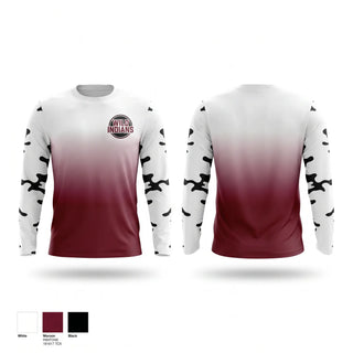 Long Sleeve Performance Shirt, Wild Indians, Softball, Teamtime, Team time, sublimation, custom sports apparel, team uniforms, spirit wear, spiritwear, sports uniforms, custom shirts, team store, custom team store, fundraiser sports, apparel fundraiser
