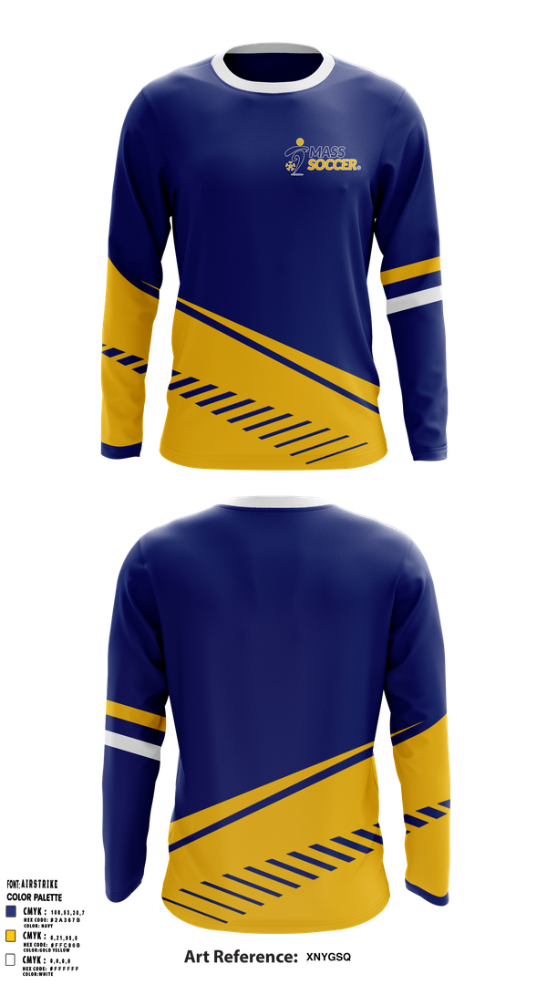 Long Sleeve Performance Shirt, Mass Soccer, Men's Soccer, Teamtime, Team time, sublimation, custom sports apparel, team uniforms, spirit wear, spiritwear, sports uniforms, custom shirts, team store, custom team store, fundraiser sports, apparel fundraiser