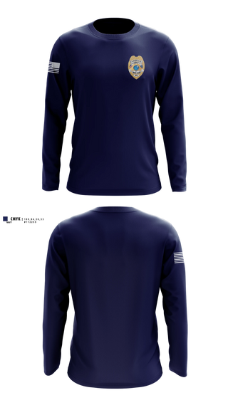 Long Sleeve Performance Shirt, Cadott Police Department, Police, Teamtime, Team time, sublimation, custom sports apparel, team uniforms, spirit wear, spiritwear, sports uniforms, custom shirts, team store, custom team store, fundraiser sports, apparel fundraiser