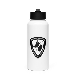 Guardians of the Night 82205307 Stainless Steel Water Bottle with a Straw Lid
