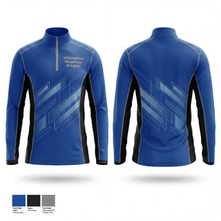 Quarter Zip Jacket, Inspiration Mountain Knights, Baseball, Teamtime, Team time, sublimation, custom sports apparel, team uniforms, spirit wear, spiritwear, sports uniforms, custom shirts, team store, custom team store, fundraiser sports, apparel fundraiser