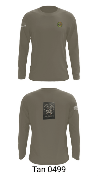 Long Sleeve Performance Shirt, C Co 2-104th GSAB, Army, Teamtime, Team time, sublimation, custom sports apparel, team uniforms, spirit wear, spiritwear, sports uniforms, custom shirts, team store, custom team store, fundraiser sports, apparel fundraiser