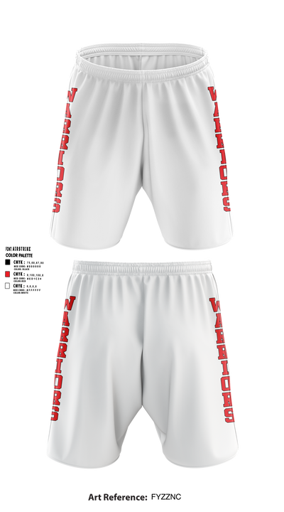 Maryland Warriors Athletic Shorts With Pockets - 1