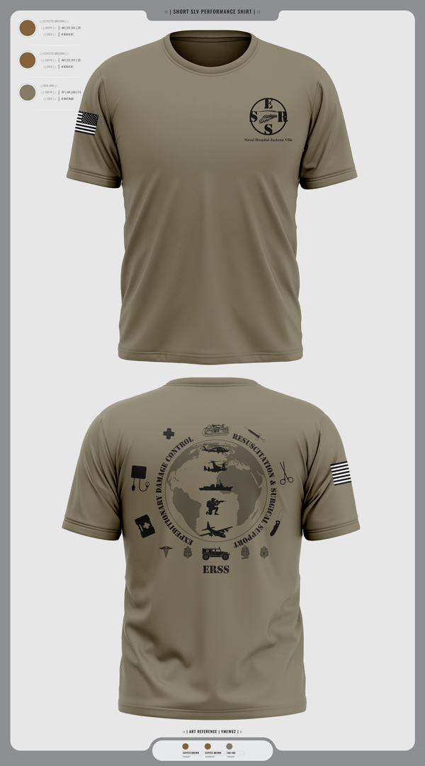 Old School Cotton Feel Shirt, Naval Hospital Jacksonville ERSS, , Teamtime, Team time, sublimation, custom sports apparel, team uniforms, spirit wear, spiritwear, sports uniforms, custom shirts, team store, custom team store, fundraiser sports, apparel fundraiser