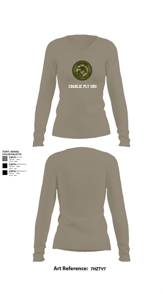 Womens Long Sleeve Vneck Shirt, Charlie PLT 1051, , Teamtime, Team time, sublimation, custom sports apparel, team uniforms, spirit wear, spiritwear, sports uniforms, custom shirts, team store, custom team store, fundraiser sports, apparel fundraiser