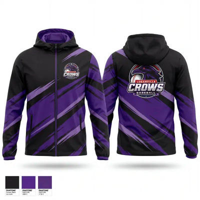 Loganville Crows 50952564 Windbreaker - 1