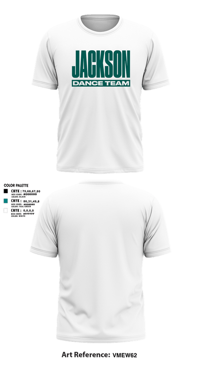 Jackson Dance 2996899 Short Sleeve Performance Shirt - 30