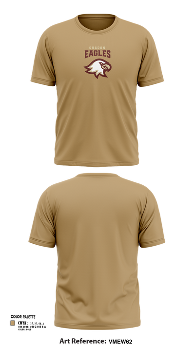 Sharon Eagles Swimming Short Sleeve Performance Shirt - 54