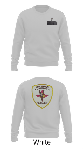 Crew Neck Sweatshirt, New Mexico Corrections Department, Police, Teamtime, Team time, sublimation, custom sports apparel, team uniforms, spirit wear, spiritwear, sports uniforms, custom shirts, team store, custom team store, fundraiser sports, apparel fundraiser