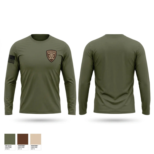 Long Sleeve Performance Shirt, Fannin county court services, Police, Teamtime, Team time, sublimation, custom sports apparel, team uniforms, spirit wear, spiritwear, sports uniforms, custom shirts, team store, custom team store, fundraiser sports, apparel fundraiser