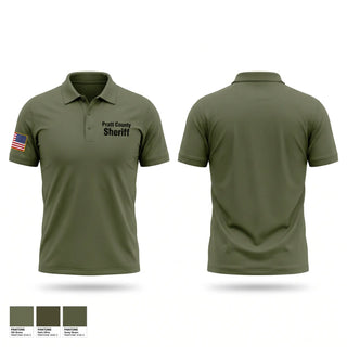 Short Sleeve Performance Polo, Pratt county sheriff, Police, Teamtime, Team time, sublimation, custom sports apparel, team uniforms, spirit wear, spiritwear, sports uniforms, custom shirts, team store, custom team store, fundraiser sports, apparel fundraiser