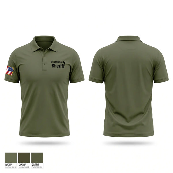 Short Sleeve Performance Polo, Pratt county sheriff, Police, Teamtime, Team time, sublimation, custom sports apparel, team uniforms, spirit wear, spiritwear, sports uniforms, custom shirts, team store, custom team store, fundraiser sports, apparel fundraiser