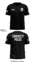 Crockett Police Department 97881074 Short Sleeve Performance Shirt - 4