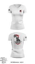 58th CEC-A Women's Short Sleeve V-neck Shirt - 14