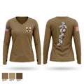 7220th Medical Support Unit Women's Long Sleeve V-neck Shirt - 1